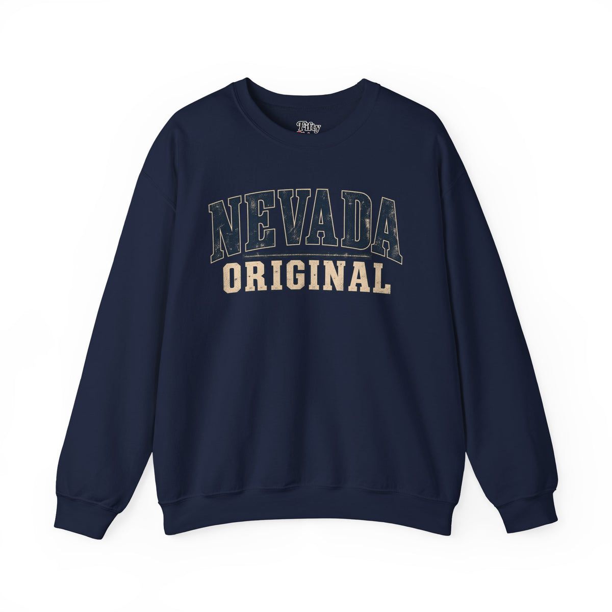 Nevada Original Unisex Crewneck Sweatshirt State Name Graphic