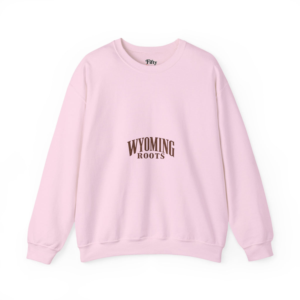 Wyoming Roots Unisex Crewneck Sweatshirt State Name Graphic