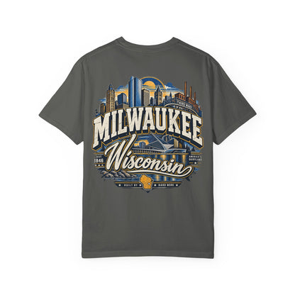 Milwaukee Wisconsin Unisex Comfort Color 1717 Streetwear Graphic Tee