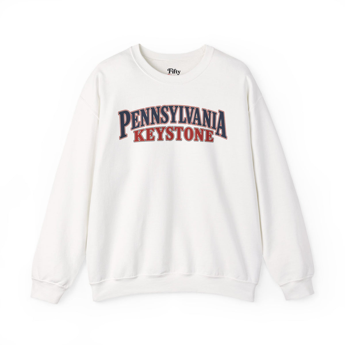 Pennsylvania Keystone Unisex Crewneck Sweatshirt State Name Graphic