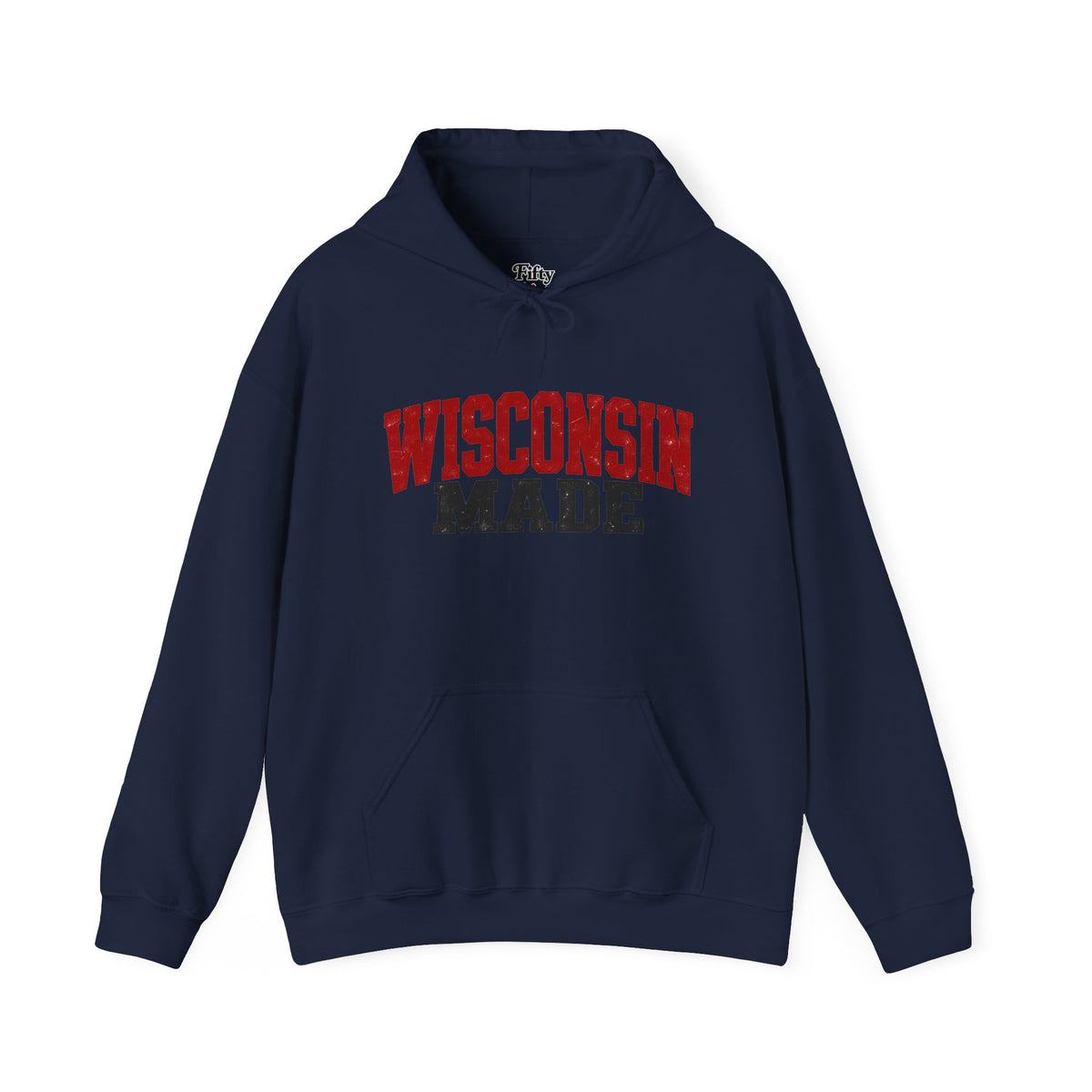 Wisconsin Made Unisex Hoodie State Name Graphic