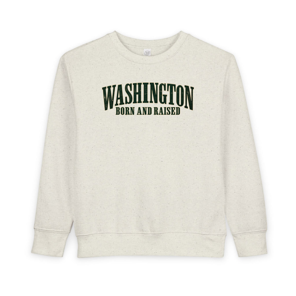 Washington Born and Raised Premium Heritage Unisex Toddler Sweatshirt