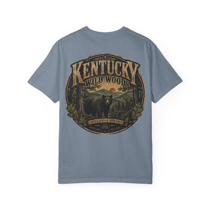 Kentucky Wild Woods Unisex Comfort Color 1717 Streetwear Graphic Tee