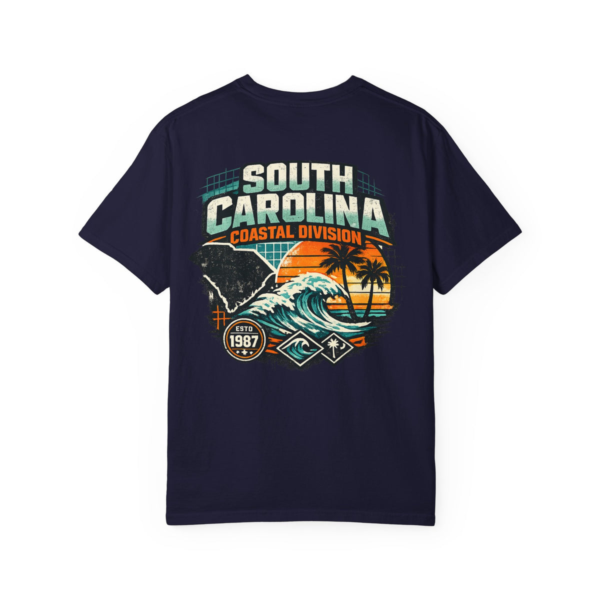 South Carolina Coastal Division Unisex Comfort Color 1717 Streetwear Graphic Tee