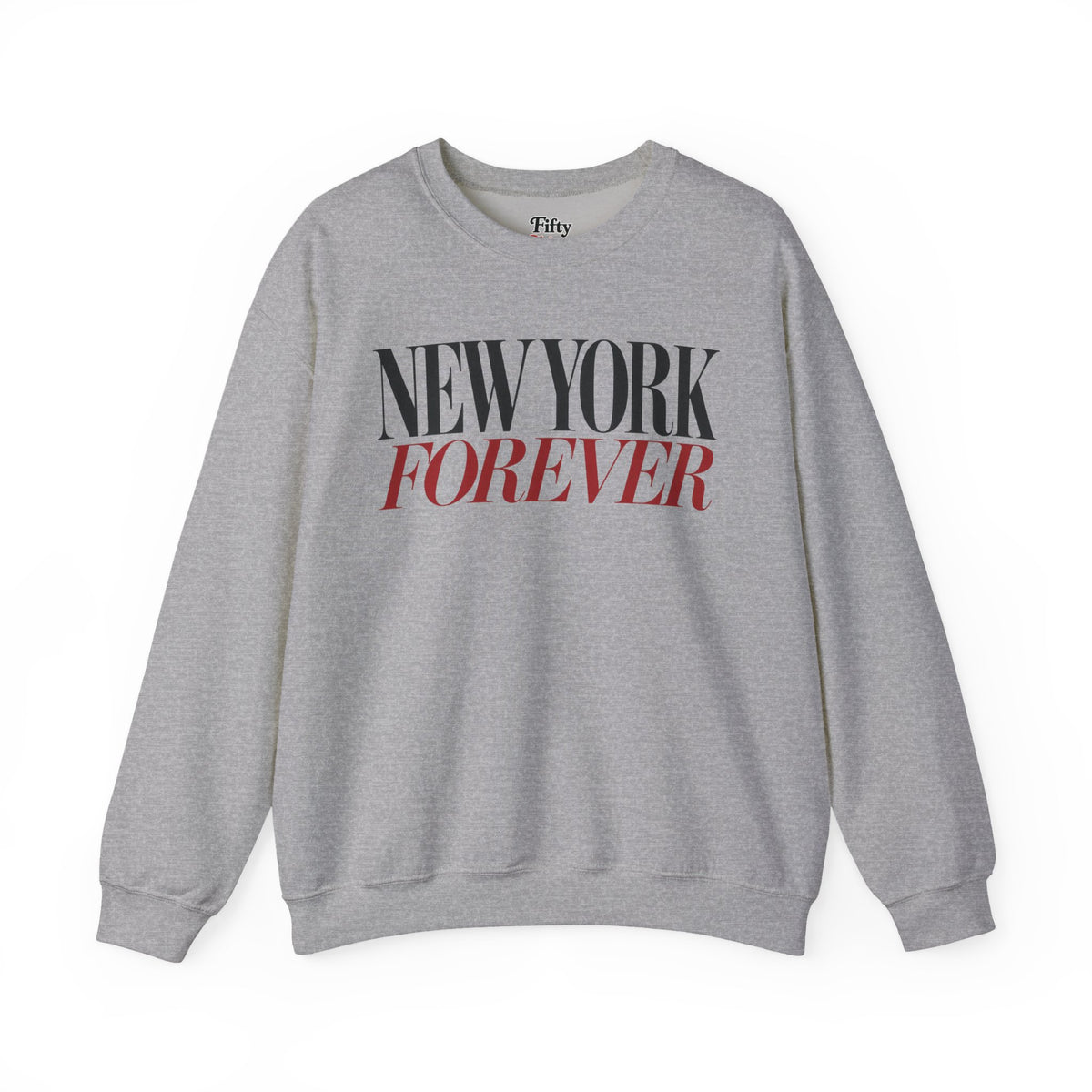 New York Forever Unisex Crewneck Sweatshirt State Name Graphic