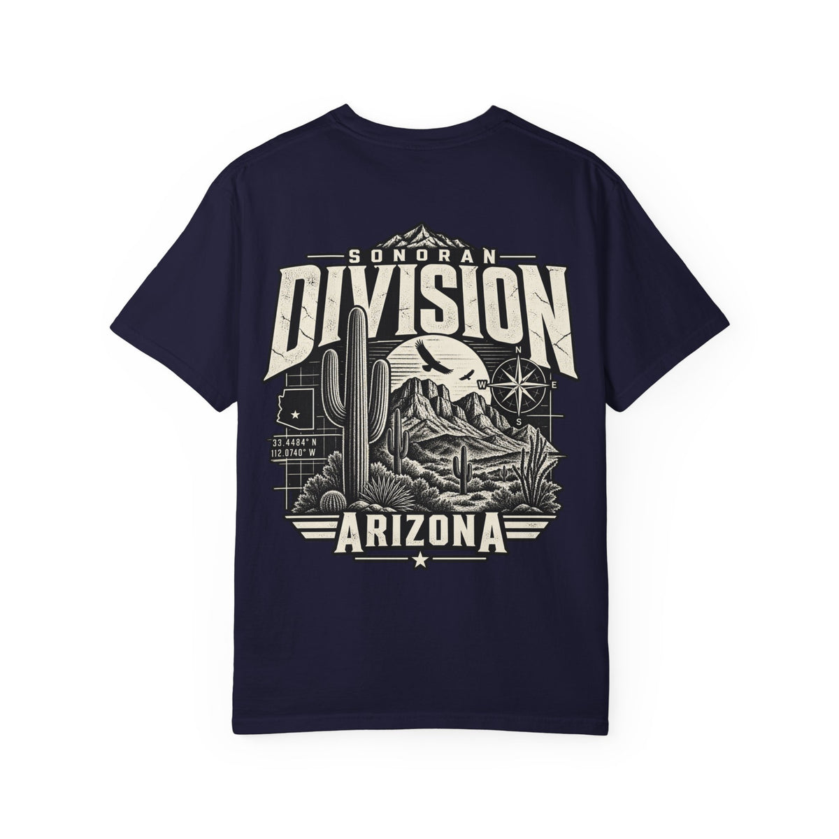 Arizona Sonoran Division  Unisex Comfort Color 1717 Streetwear Graphic Tee