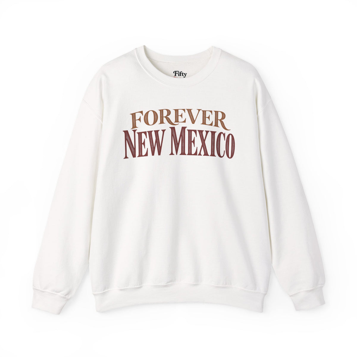 Forever New Mexico Unisex Crewneck Sweatshirt State Name Graphic