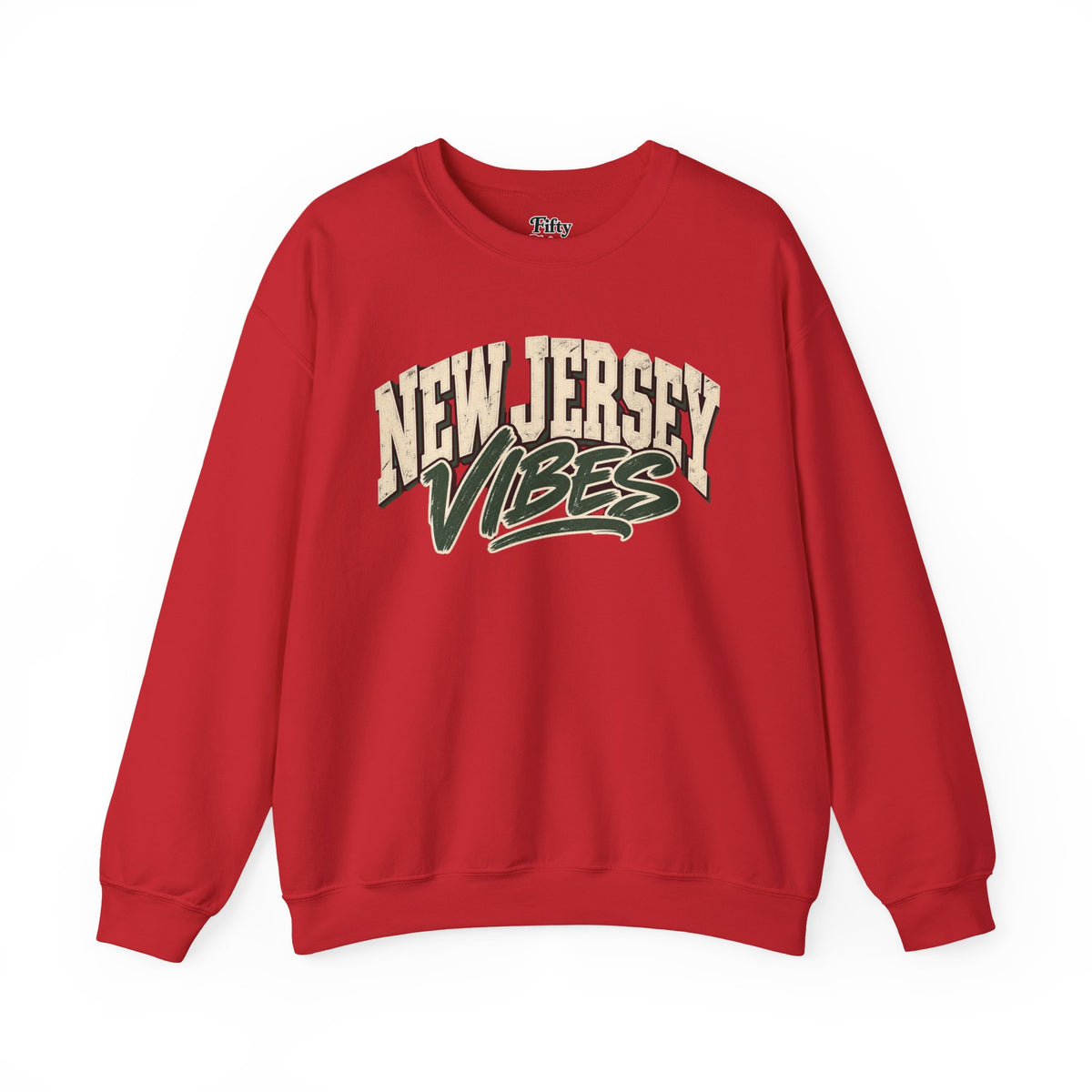 New Jersey Vibes Unisex Crewneck Sweatshirt State Name Graphic