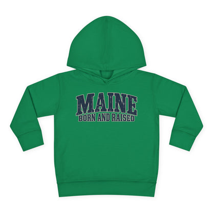 Maine Born and Raised Coastal Heritage Unisex Toddler Pullover Fleece Hoodie