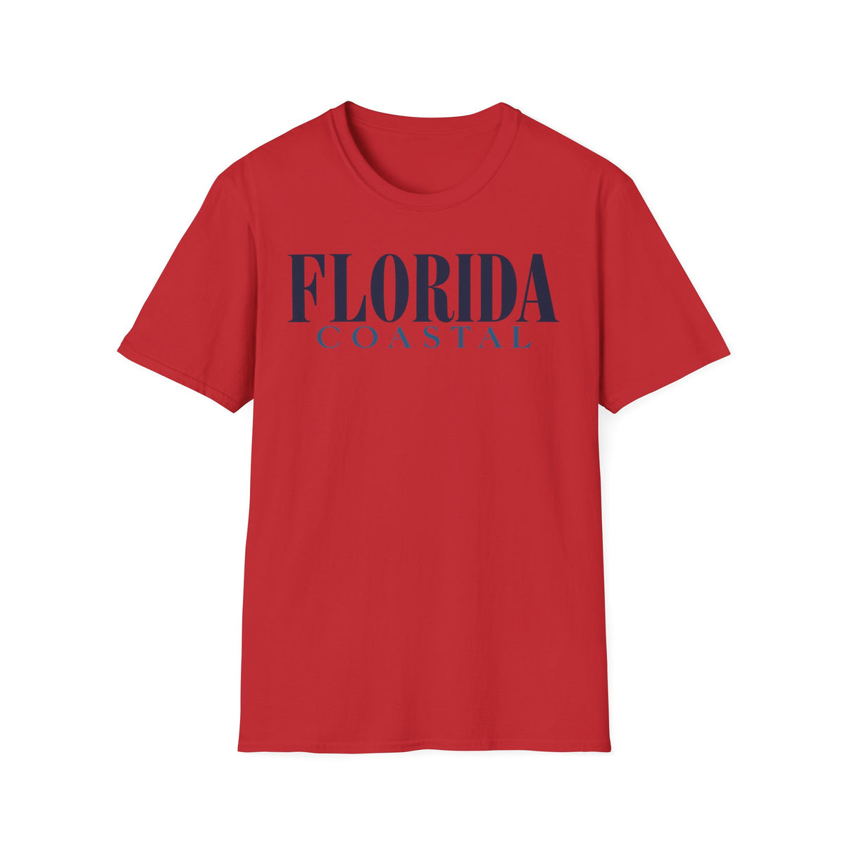 Florida Coastal Unisex Softstyle T Shirt State Name Graphic Tee