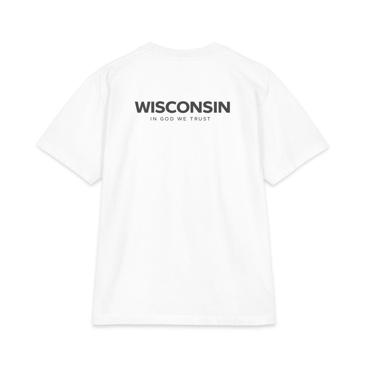 Wisconsin All State In God We Trust Unisex Max Heavyweight Short Sleeve
