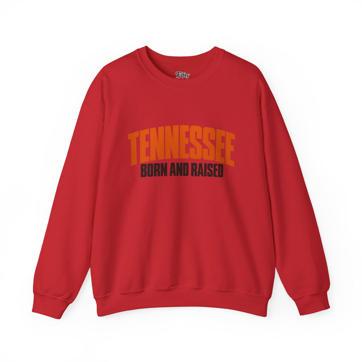 Tennessee Born and Raised Modern Southern Streetwear Unisex Sweatshirt Graphic
