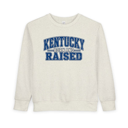 Kentucky Born and Raised Bluegrass Unisex Toddler Sweatshirt