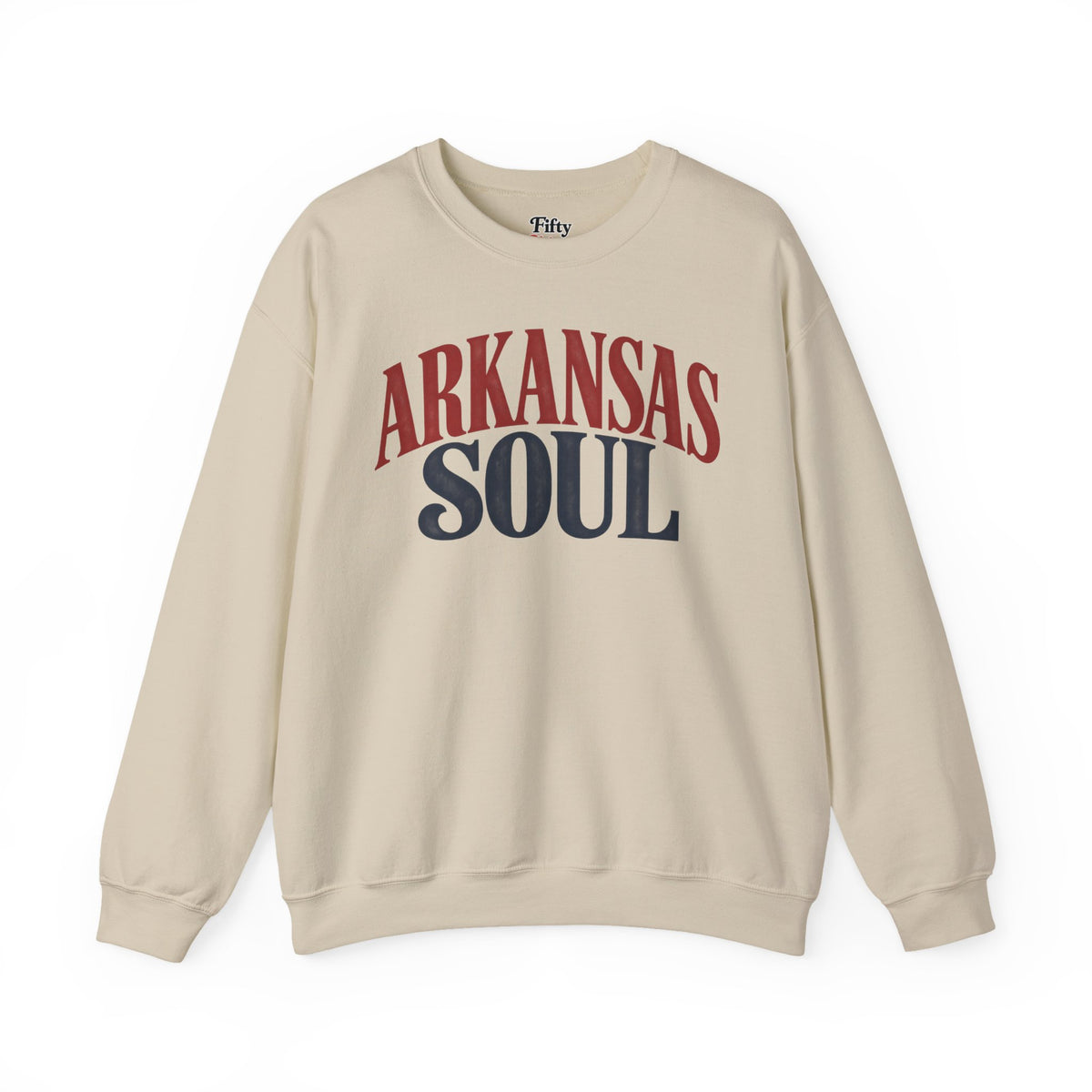 Arkansas Soul Unisex Crewneck Sweatshirt State Name Graphic