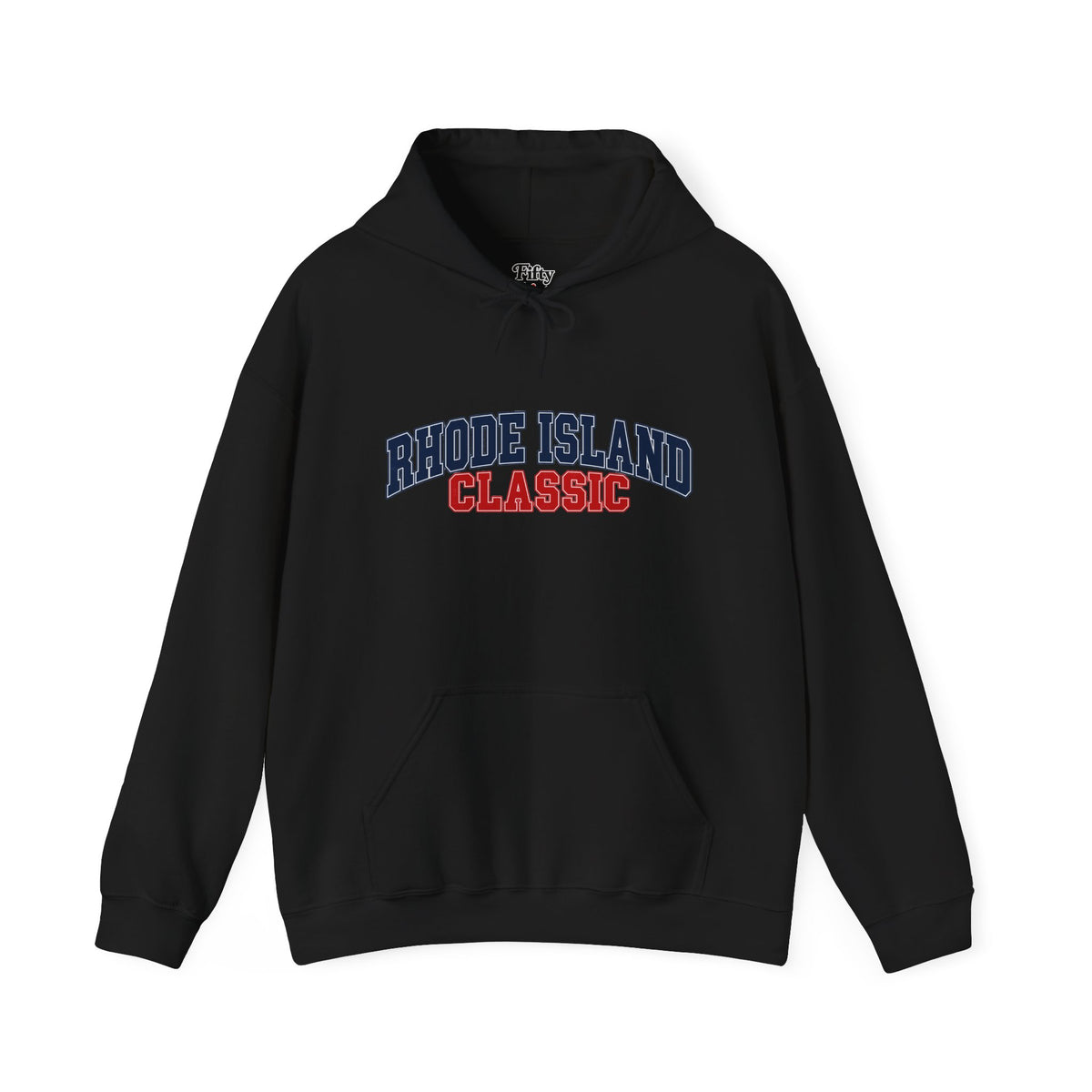 Rhode Island Classic Unisex Hoodie State Name Graphic