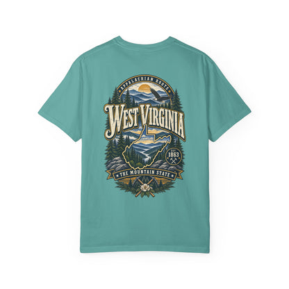 West Virginia Appalachian Roots Unisex Comfort Color 1717 Streetwear Graphic Tee