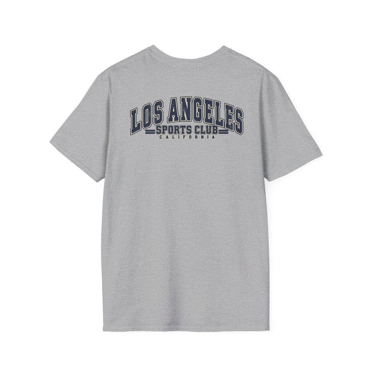 Distressed Los Angeles Sports Club Logo Unisex Softstyle Graphic Tee