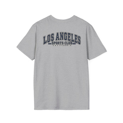 Distressed Los Angeles Sports Club Logo Unisex Softstyle Graphic Tee