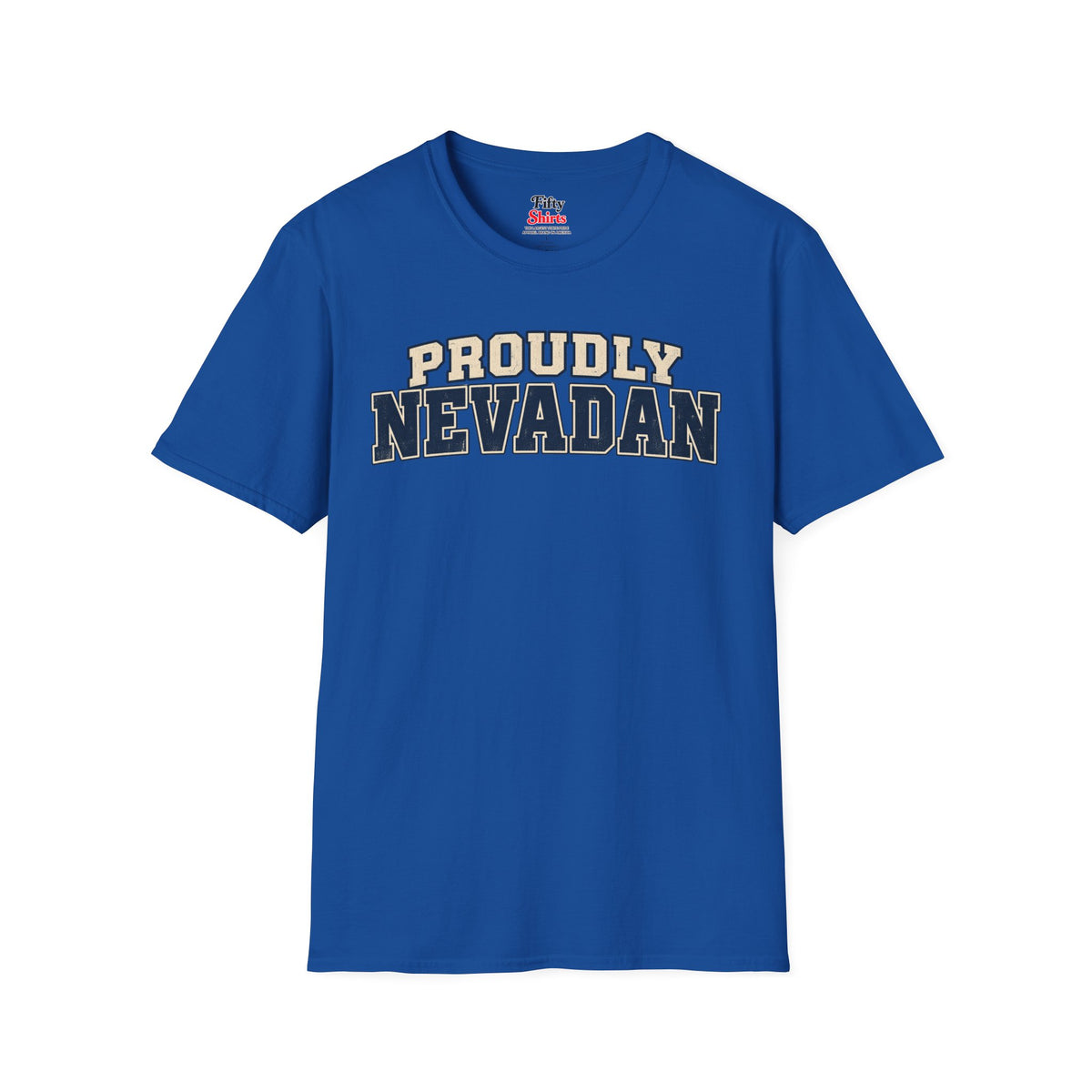 Proudly Nevadan Nevada Unisex Softstyle T Shirt State Name Graphic Tee