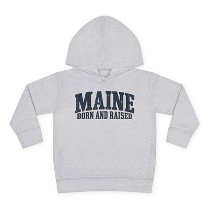 Maine Born and Raised Coastal Heritage Unisex Toddler Pullover Fleece Hoodie