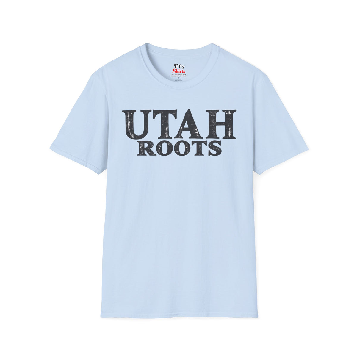 Utah Roots Unisex Softstyle T Shirt State Name Graphic Tee