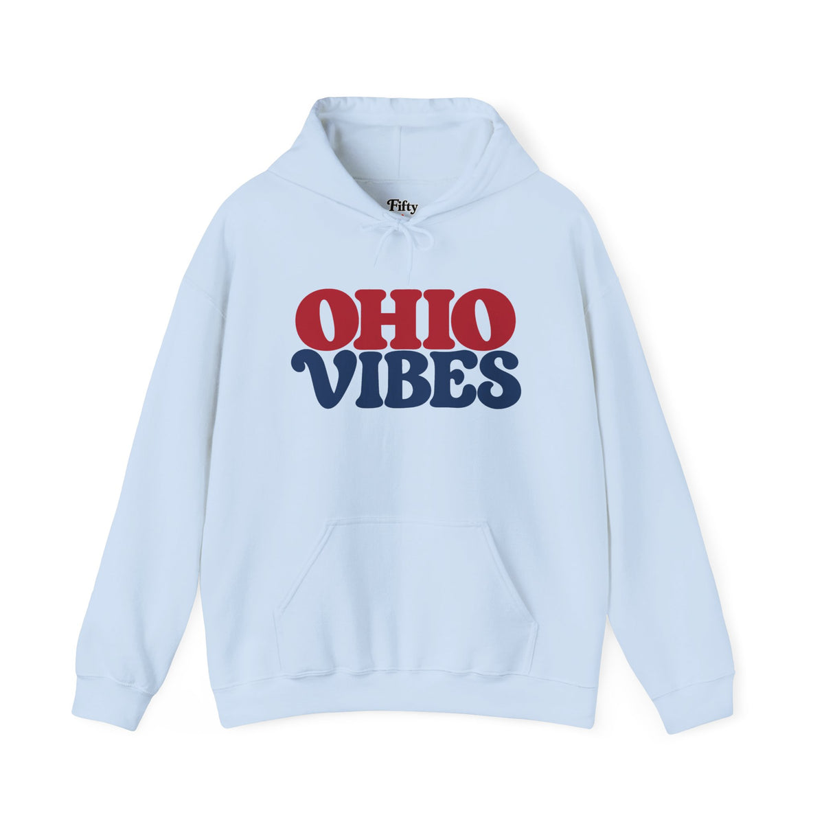 Ohio Vibes Unisex Hoodie State Name Graphic