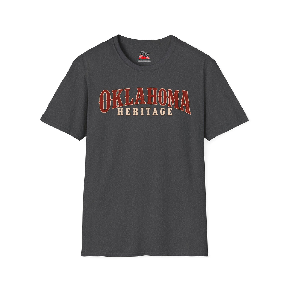 Oklahoma Heritage Unisex Softstyle T Shirt State Name Graphic Tee