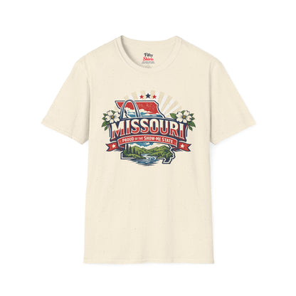 Missouri State Pride Unisex Softstyle T Shirt State Pride Graphic Tee Collections FS03