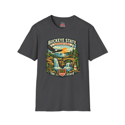 Ohio Buckeye State Adventure Unisex Softstyle T Shirt State Pride Graphic Tee Collections FS03