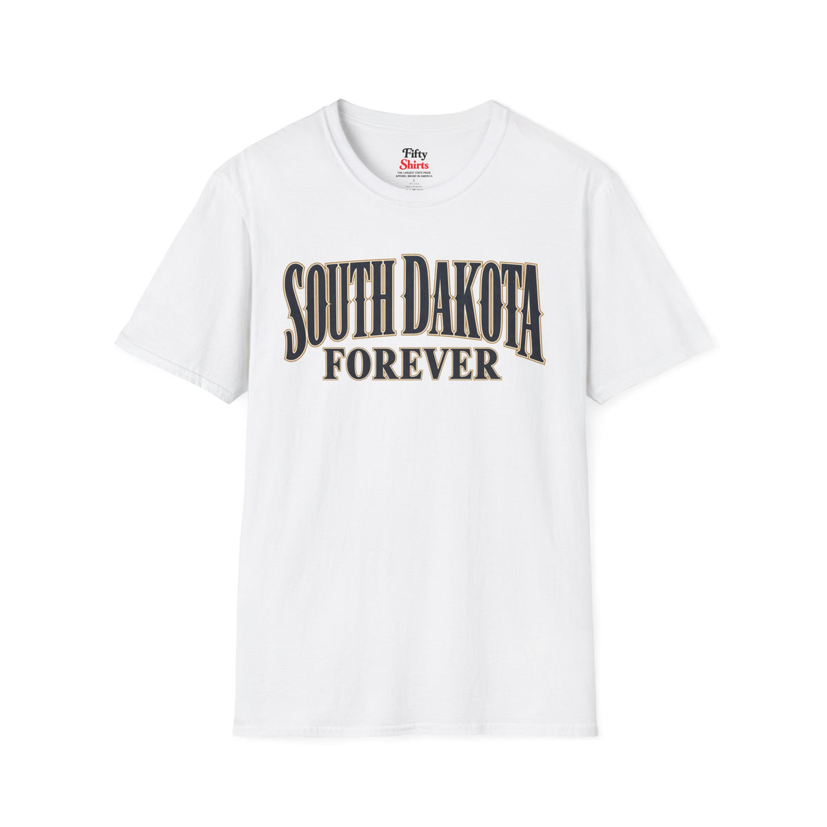 South Dakota Forever Unisex Softstyle T Shirt State Name Graphic Tee