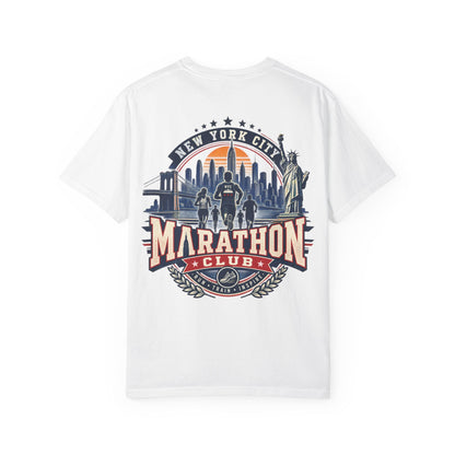New York City Marathon Club Unisex Comfort Color 1717 Streetwear Graphic Tee