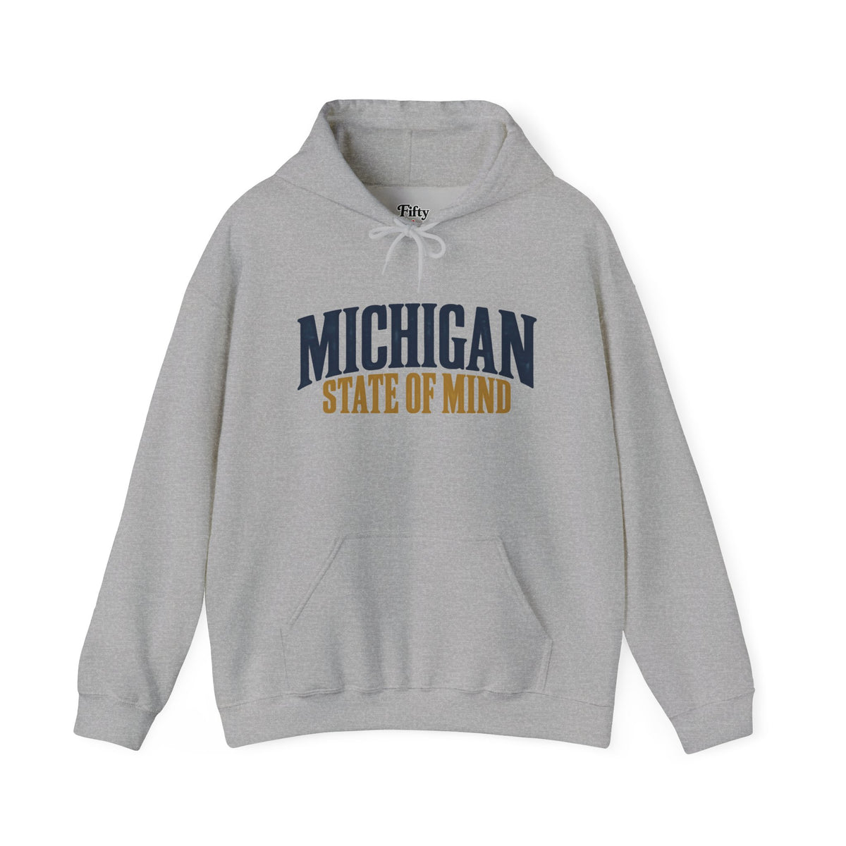 Michigan State of Mind Unisex Hoodie State Name Graphic