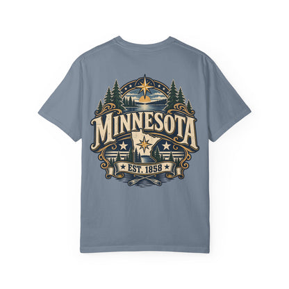 Minnesota Established 1858 Unisex Comfort Color 1717 Streetwear Graphic Tee