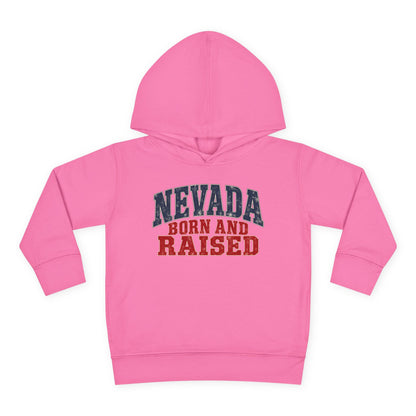 Nevada Born and Raised Desert Heritage Unisex Toddler Pullover Fleece Hoodie