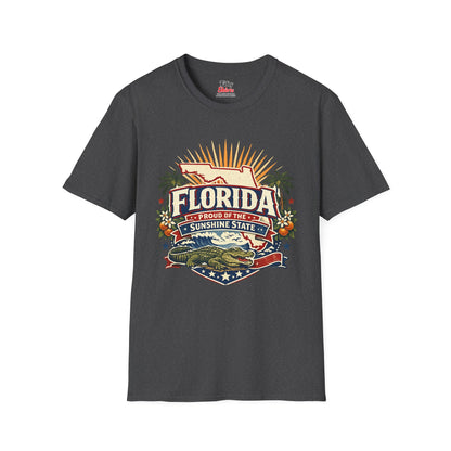 Florida State Pride Unisex Softstyle T Shirt State Pride Graphic Tee Collections FS03