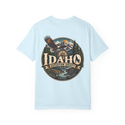 Idaho Expedition Society Unisex Comfort Color 1717 Streetwear Graphic Tee