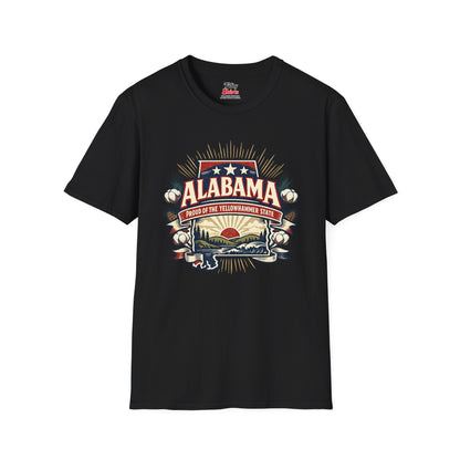 Alabama State Pride Unisex Softstyle T Shirt State Pride Graphic Tee Collections FS03