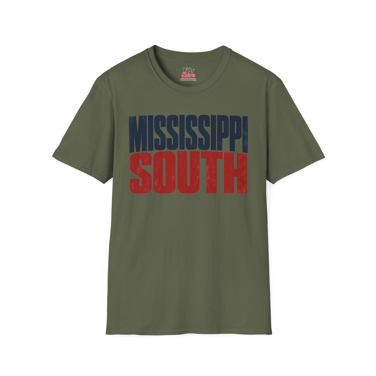 Mississippi South Unisex Softstyle T Shirt State Name Graphic Tee