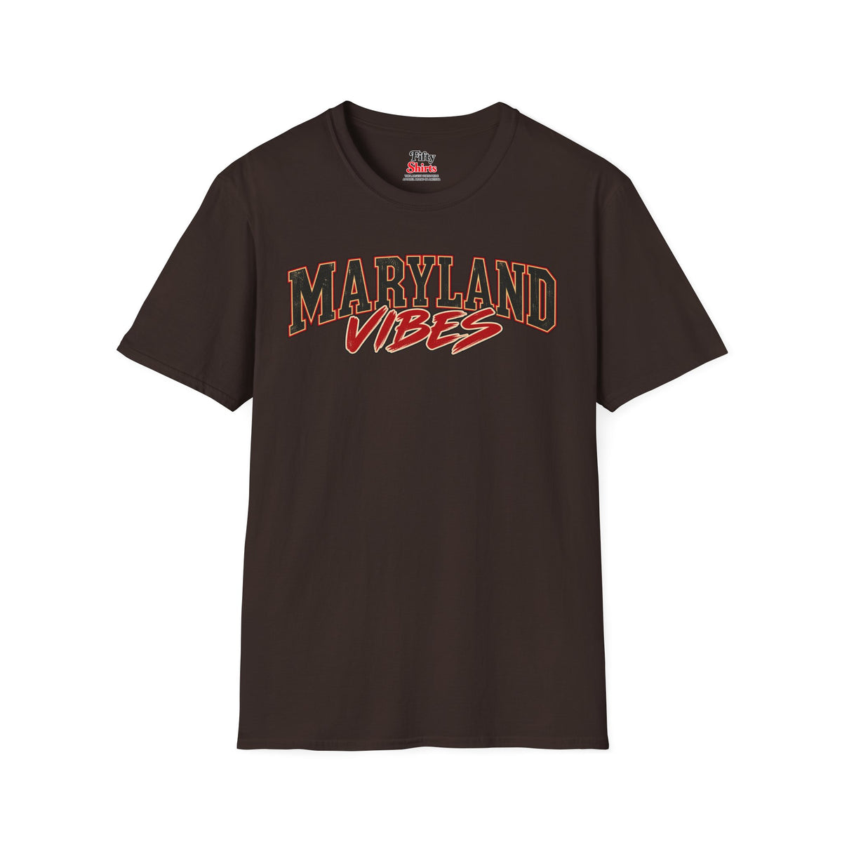 Maryland Vibes Unisex Softstyle T Shirt State Name Graphic Tee