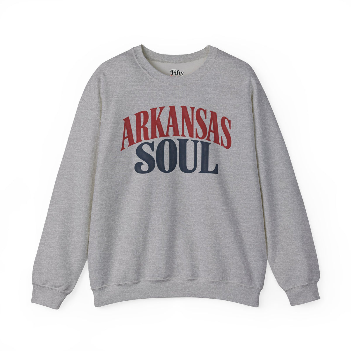 Arkansas Soul Unisex Crewneck Sweatshirt State Name Graphic
