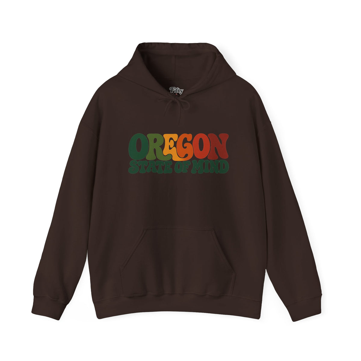 Oregon State of Mind Unisex Hoodie State Name Graphic