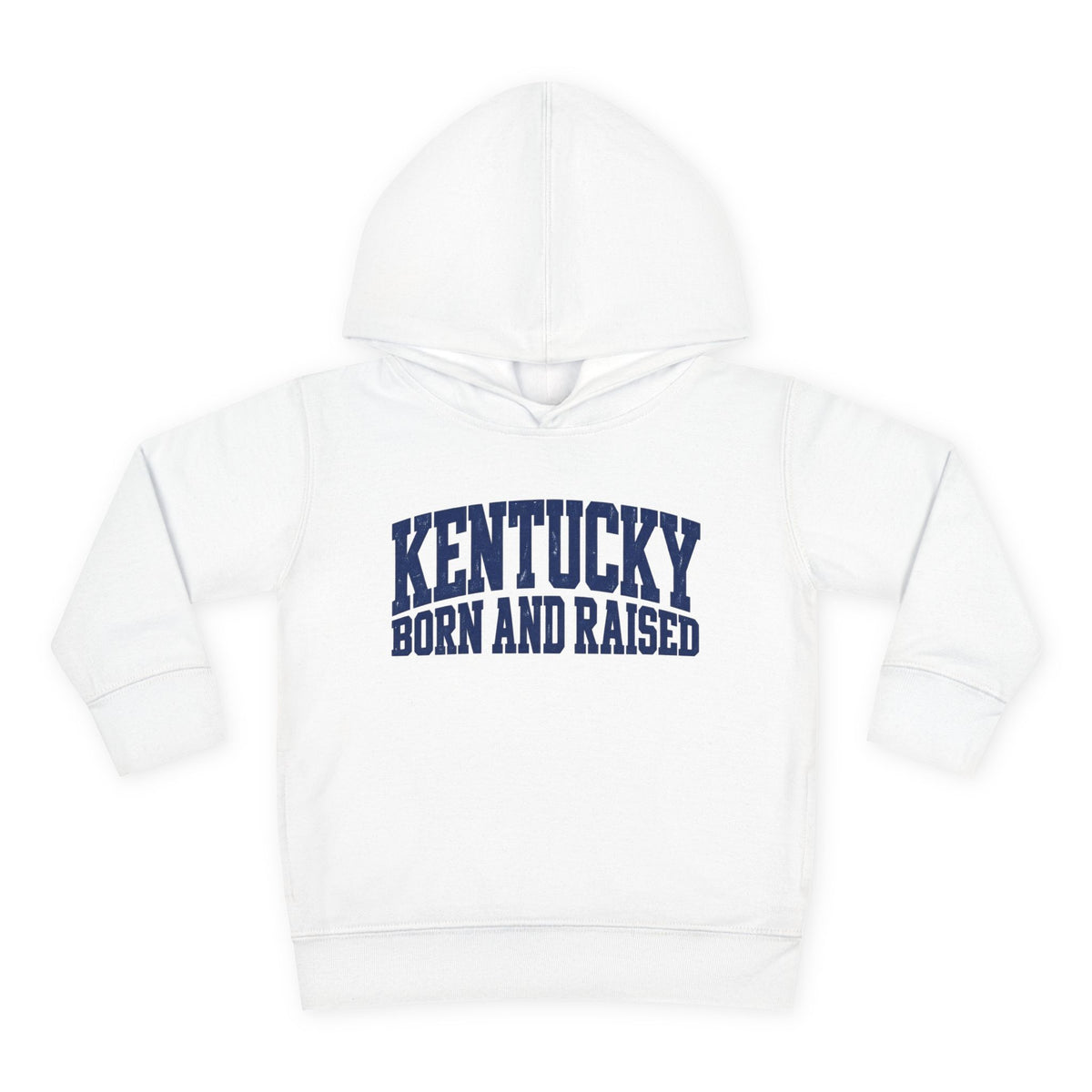 Kentucky Born and Raised Bold Athletic Unisex Toddler Pullover Fleece Hoodie