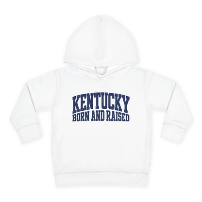 Kentucky Born and Raised Bold Athletic Unisex Toddler Pullover Fleece Hoodie