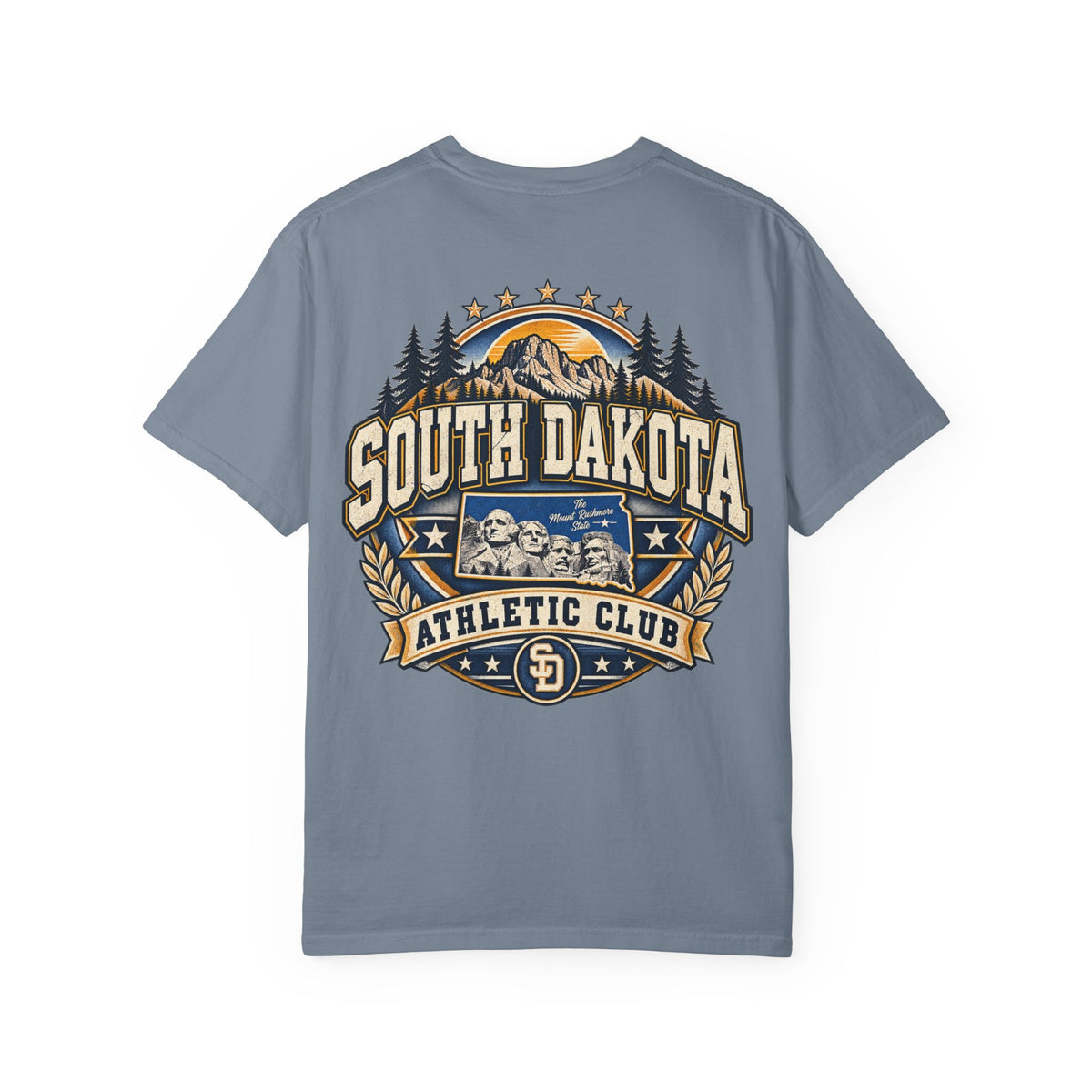 South Dakota Athletic Club Unisex Comfort Color 1717 Streetwear Graphic Tee