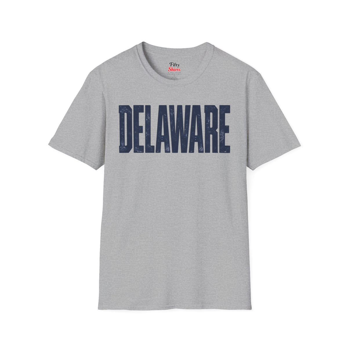 Delaware Unisex Softstyle T Shirt State Name Graphic Tee