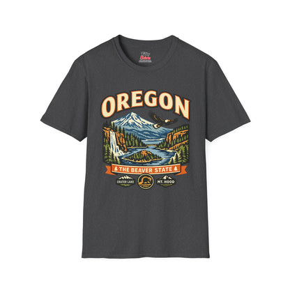 Oregon Beaver State Adventure Unisex Softstyle T Shirt State Pride Graphic Tee Collections FS03