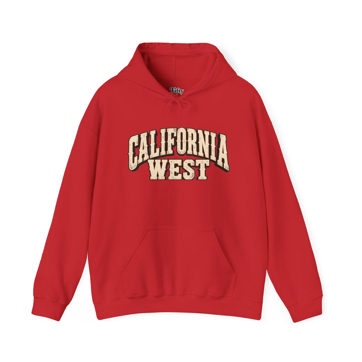 California West Unisex Hoodie State Name Graphic