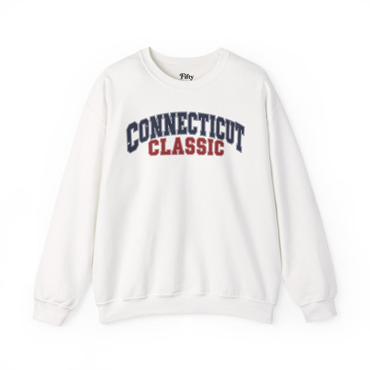 Connecticut Classic Unisex Crewneck Sweatshirt State Name Graphic