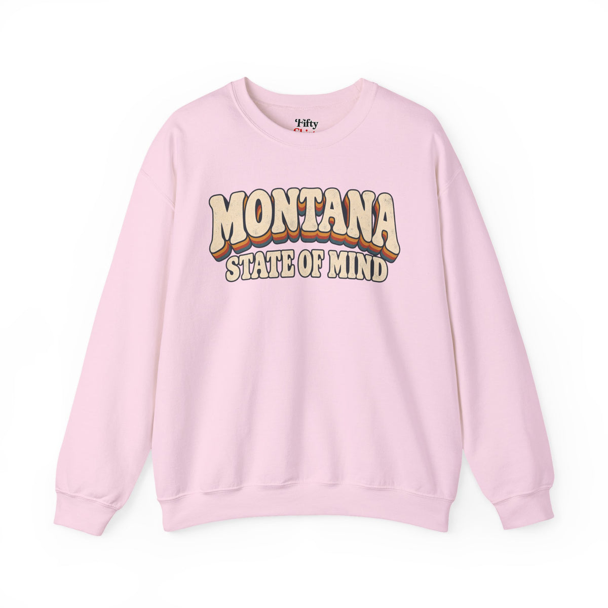 Montana State of Mind Unisex Crewneck Sweatshirt State Name Graphic