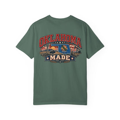 Oklahoma Made Unisex Comfort Color 1717 Streetwear Graphic Tee